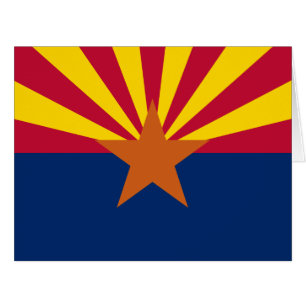 Flag Arizona: Stern, der Kupfer-Staat