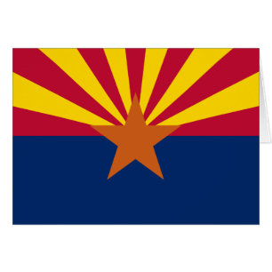 Flag Arizona: Stern, der Kupfer-Staat