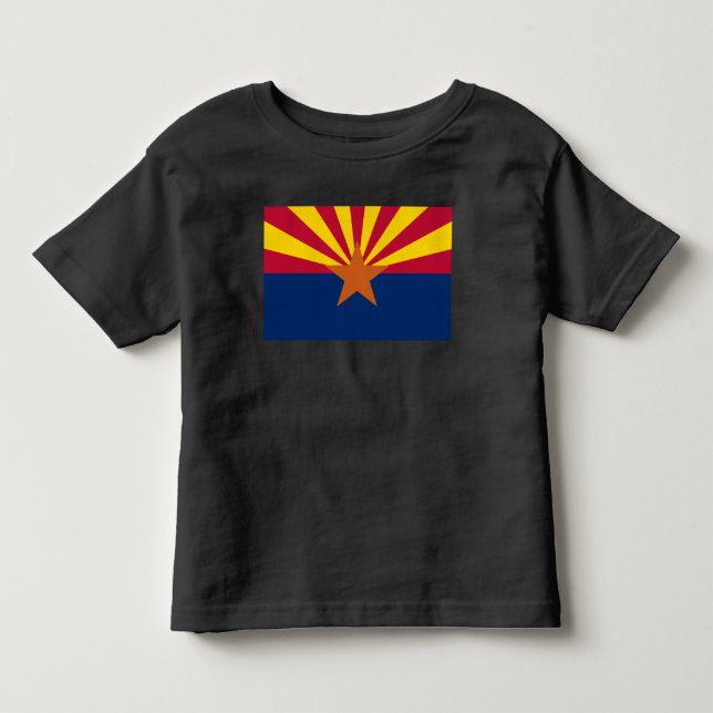 Flag Arizona: Stern, der Kupfer-Staat Kleinkind T-shirt (Vorderseite)