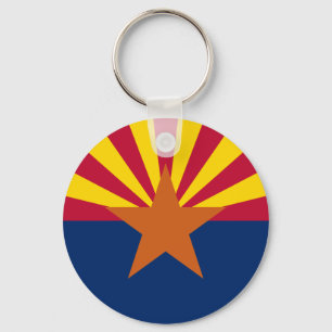 Flag Arizona: Stern, der Kupfer-Staat Schlüsselanhänger