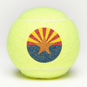 Flag Arizona: Stern, der Kupfer-Staat Tennisbälle