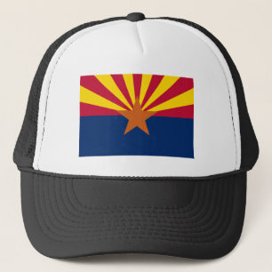 Flag Arizona: Stern, der Kupfer-Staat Truckerkappe