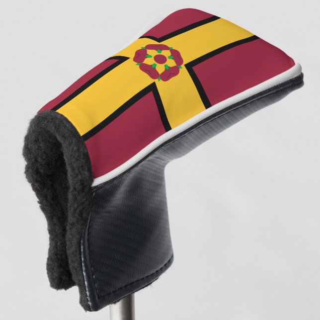 Flag auf der Northamptonshire Golf Head Cover Golf Headcover (3/4 Vorderseite)