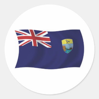 Flag-Aufkleber für Saint Helena Runder Aufkleber
