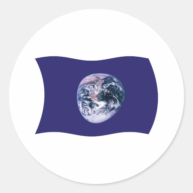 Flag-Aufkleber Runder Aufkleber (Vorderseite)