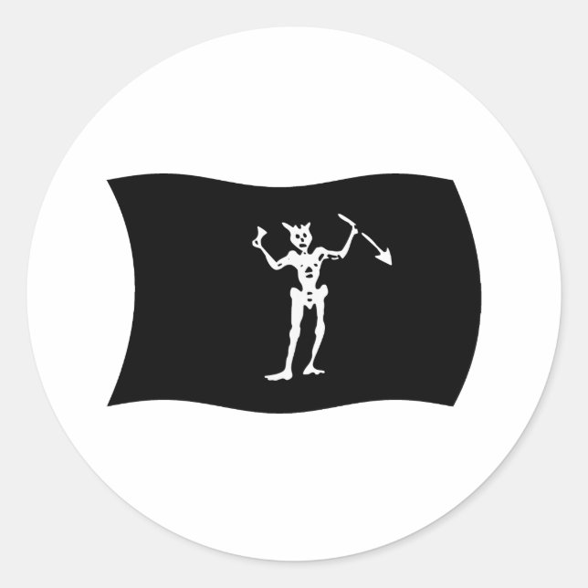 Flag-Aufkleber Runder Aufkleber (Vorderseite)