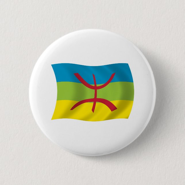 Flag Berber People Button (Vorderseite)