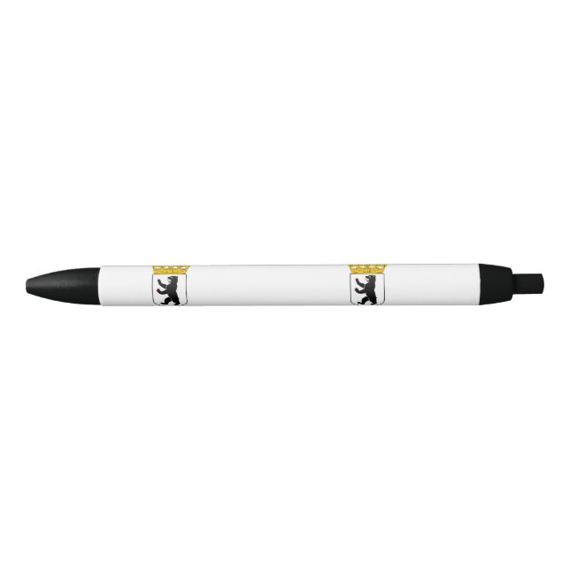 Flag Berlin Black Ink Pen Kugelschreiber (Vorderseite)