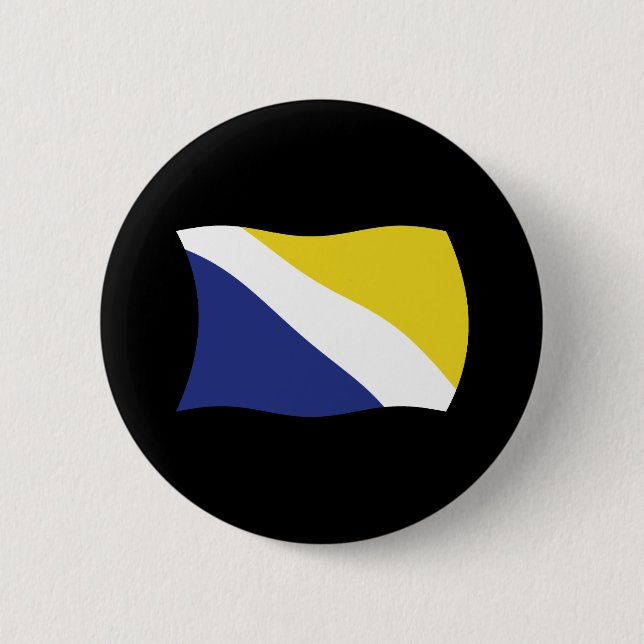 Flag-Button der deutschen Minderheit im Norden Sch Button (Vorderseite)