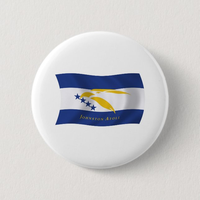 Flag-Button für das Johnston-Atoll Button (Vorderseite)