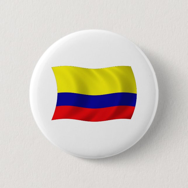 Flag-Button in Kolumbien Button (Vorderseite)