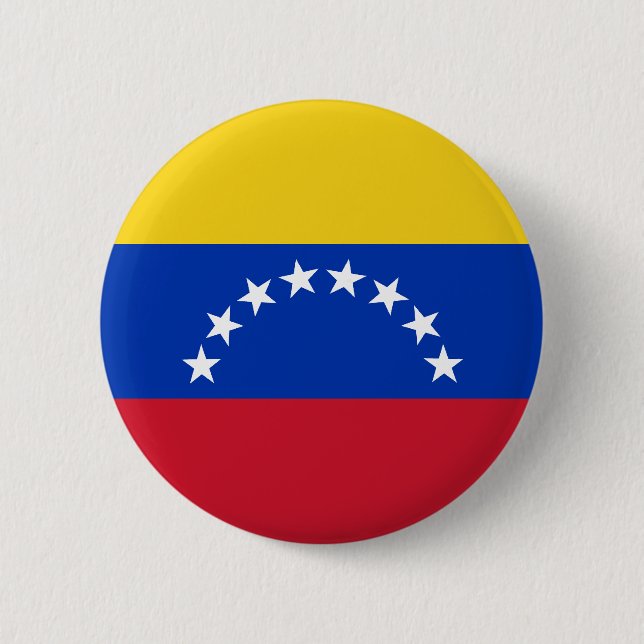 Flag-Button in Venezuela Button (Vorderseite)