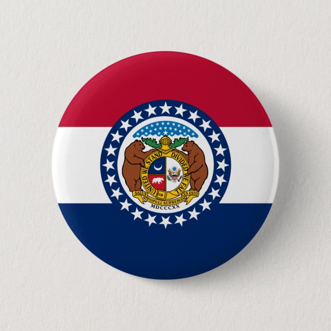 Flag-Button von Missouri Button (Vorderseite)