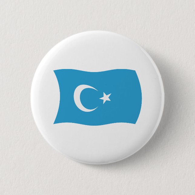 Flag-Button Xinjianj Uigur Button (Vorderseite)