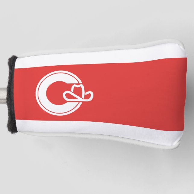 Flag Calgary, Alberta Golf Head Cover Golf Headcover (Vorderseite)