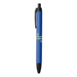 Flag Cambridgeshire (UK-Landkreis) Black Ink Pen Kugelschreiber