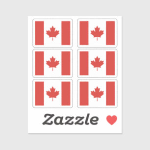 Flag Canada Collection Pack mit 6 Aufkleber