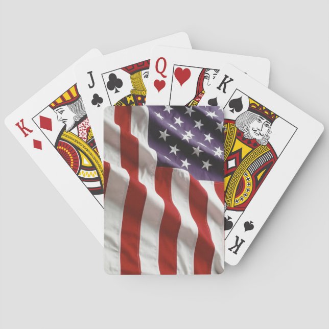 Flag-Card-Deck der Proud und Patriotic USA Spielkarten (Rückseite)
