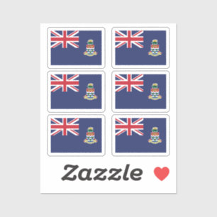 Flag Cayman Islands Collection Pack von 6 Aufkleber