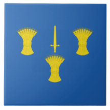 Flag Cheshire (UK Landkreis) Keramik Tile