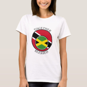 Flag Custom TRINIDAD JAMAICA T-Shirt