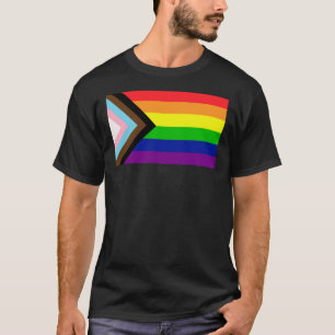 Flag de la fierté d'avancement T-shirt classique