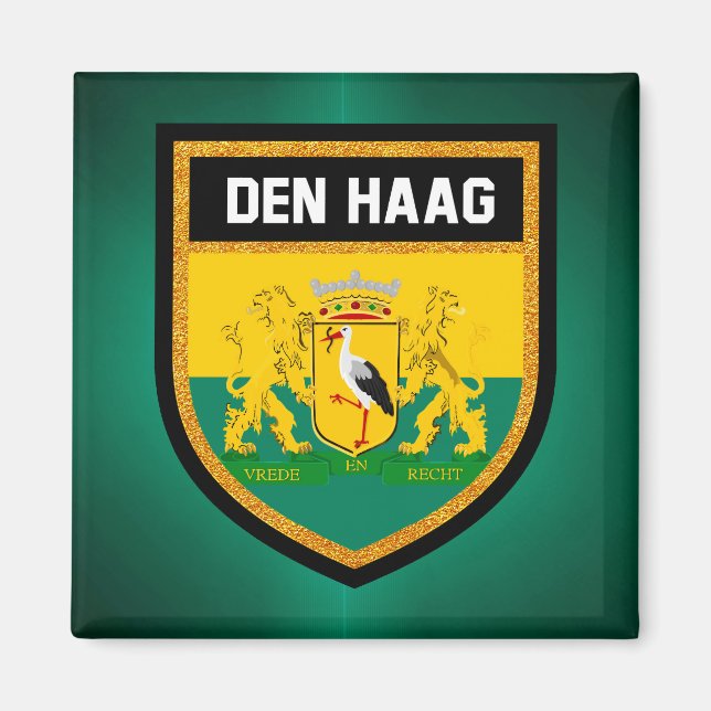 Flag Den Haag Magnet (Vorne)