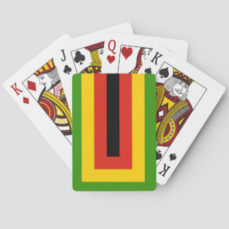 Flag der Afrikanischen Nationalen Gewerkschaft Sim Spielkarten