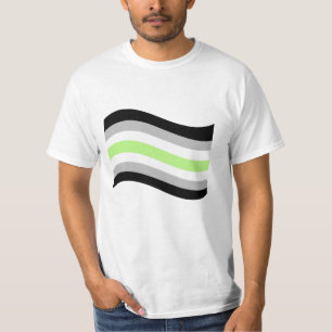 Flag der Agende Pride Wavy T-Shirt