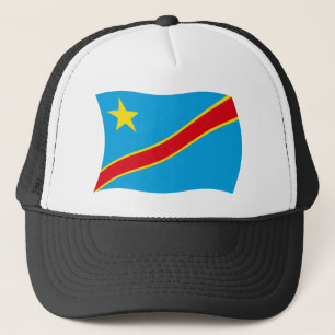 Flag der Demokratischen Republik Kongo Truckerkappe