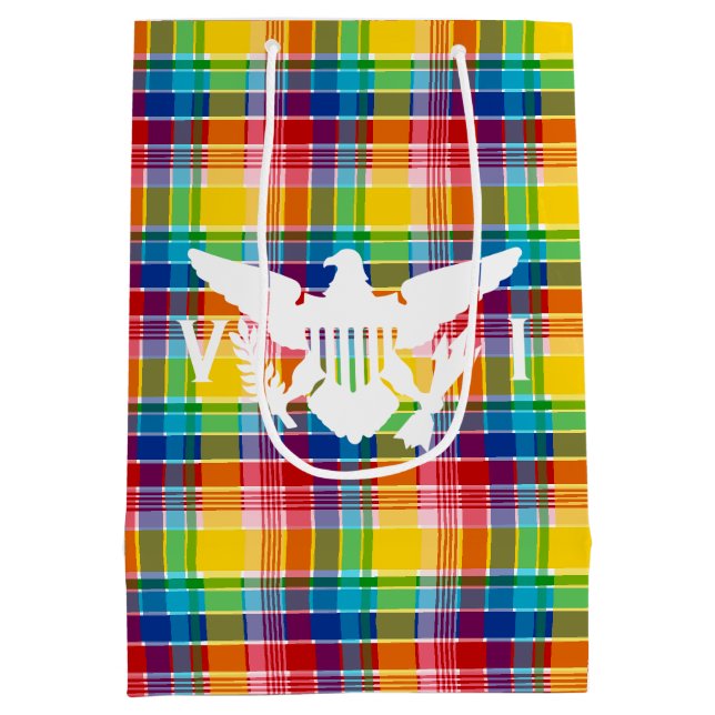Flag der Jungfrau, Madras Mittlere Geschenktüte (Rückseite)