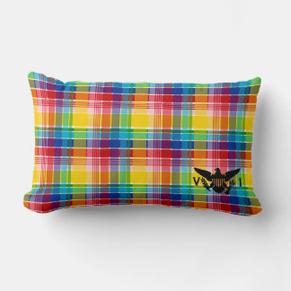 Flag der Jungfrau (Schwarz), Madras Lendenkissen