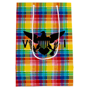 Flag der Jungfrau (Schwarz), Madras Mittlere Geschenktüte