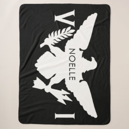 Flag der Jungfrau, Schwarz und Weiß Sherpadecke