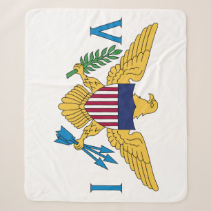 Flag der Jungfrauen der Vereinten Staaten Sherpadecke