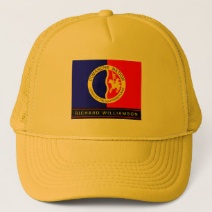 Flag der mit Monogramm Indianergemeinschaft Truckerkappe