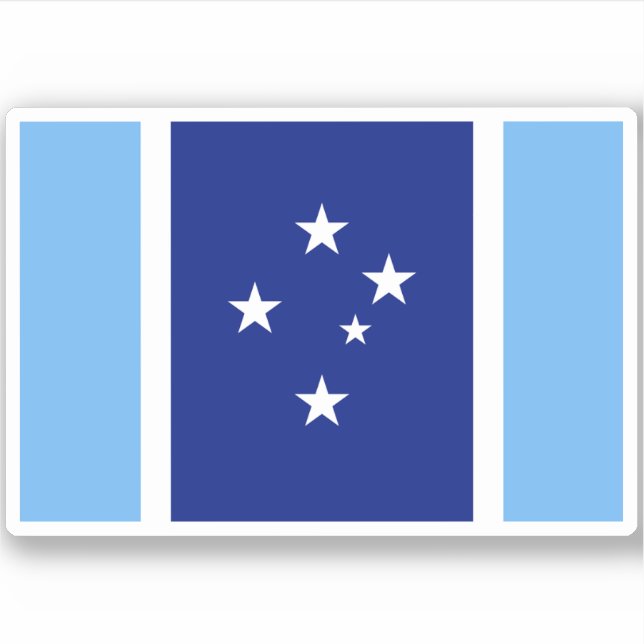 Flag der ozeanischen Gewerkschaft Aufkleber (Vorderseite)