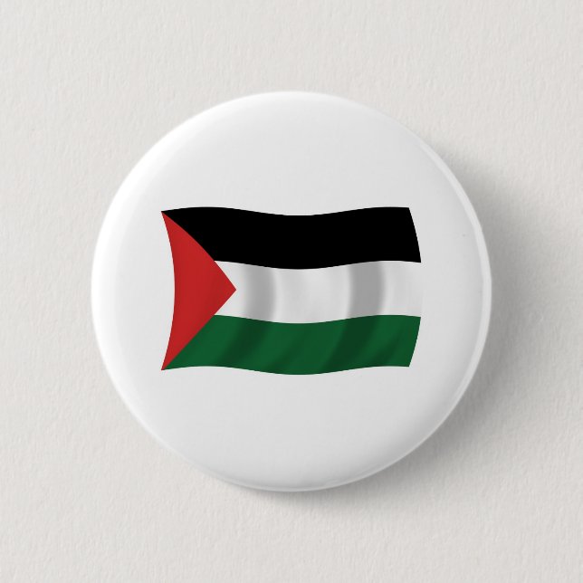 Flag der Palästinensischen Behörde Button (Vorderseite)
