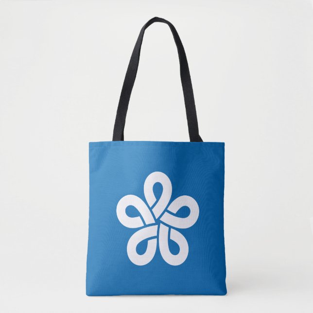 Flag der Präfektur Fukuoka, Japan Tasche (Vorderseite)