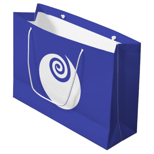 Flag der Präfektur Ibaraki, japanische Geschenktas Große Geschenktüte (Vorderseite Schrägansicht)