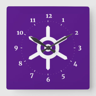 Flag der Präfektur Tokio, Uhr an der japanischen M
