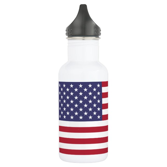 Flag der Staaten Edelstahlflasche (Links)