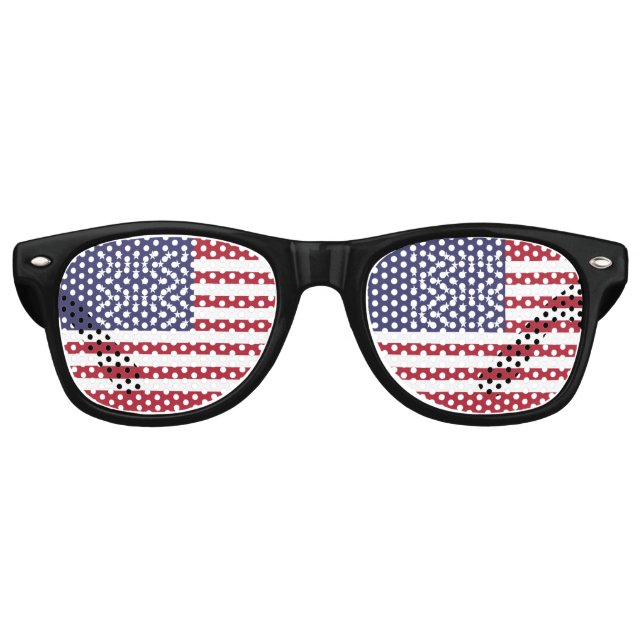 Flag der Staaten Partybrille (Vorderseite)