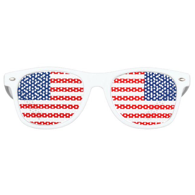 Flag der Staaten Partybrille (Vorderseite)
