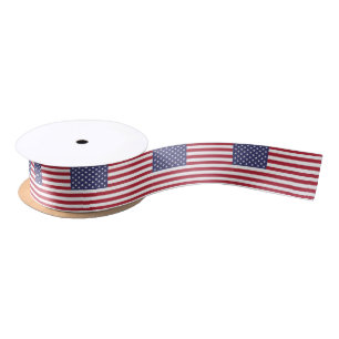 Flag der Staaten Satinband