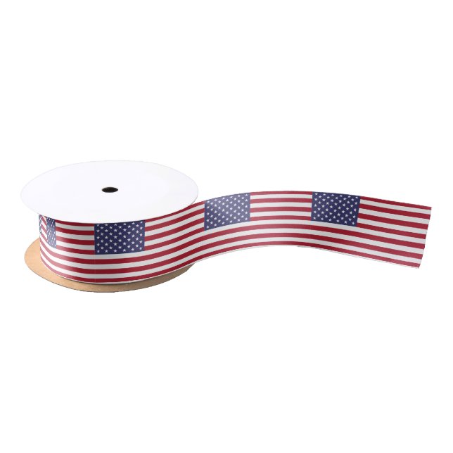 Flag der Staaten Satinband (Spule)