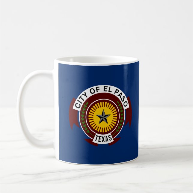 Flag der Stadt El Paso, Texas Coffee Tasse (Links)