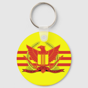 Flag der Streitkräfte der Republik Südvietnam Schlüsselanhänger