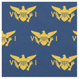 Flag der U.S. Jungfrau Islands (Small) Navy Blue & Stoff