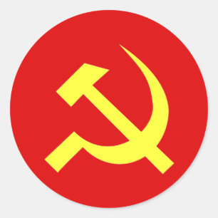 Flag der UdSSR - Angepasste Runder Aufkleber